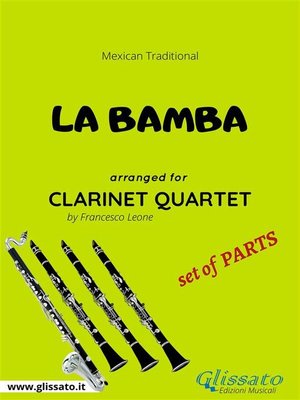cover image of La Bamba--Clarinet Quartet set of PARTS